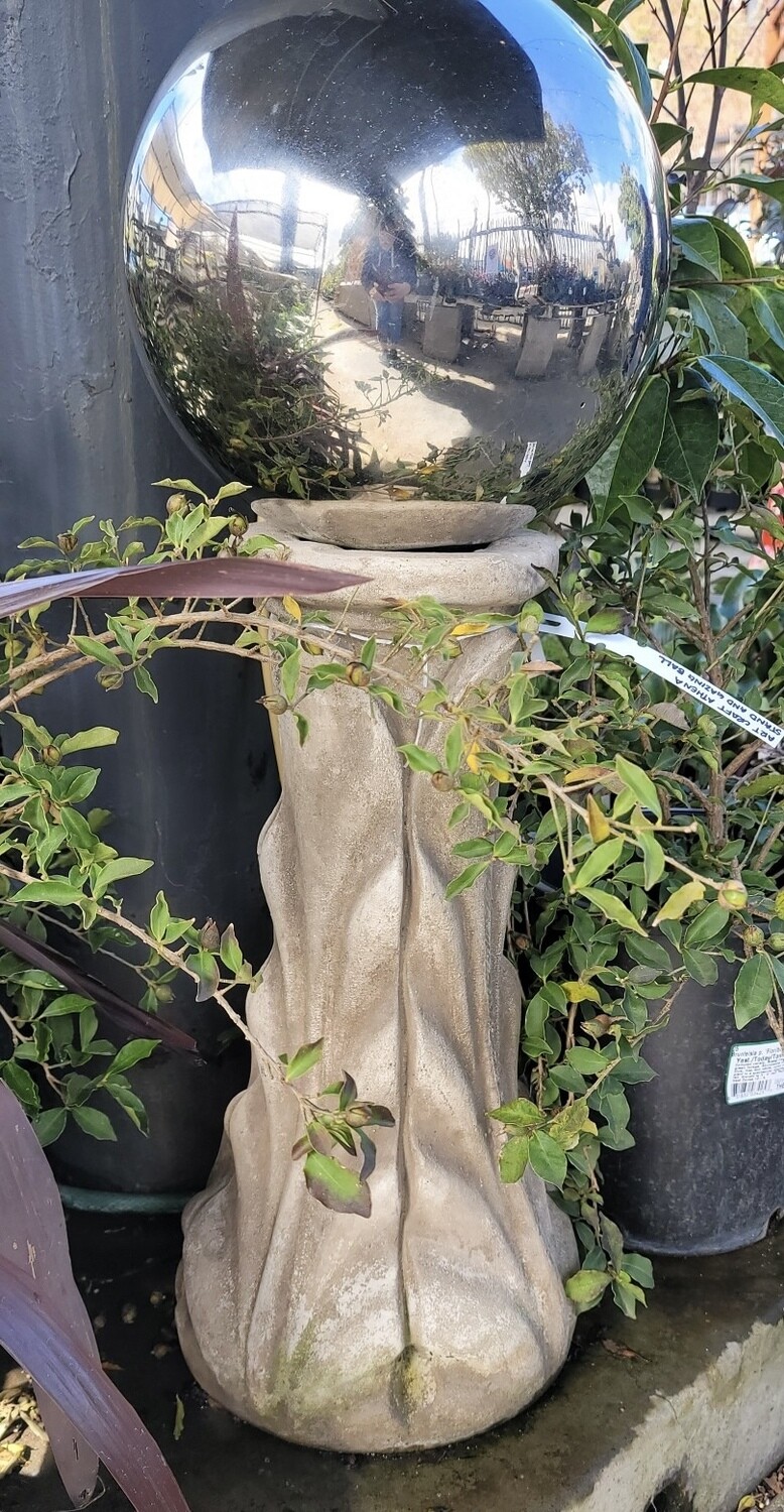 Art Craft Athena Stand and Steel Gazing Ball 3913