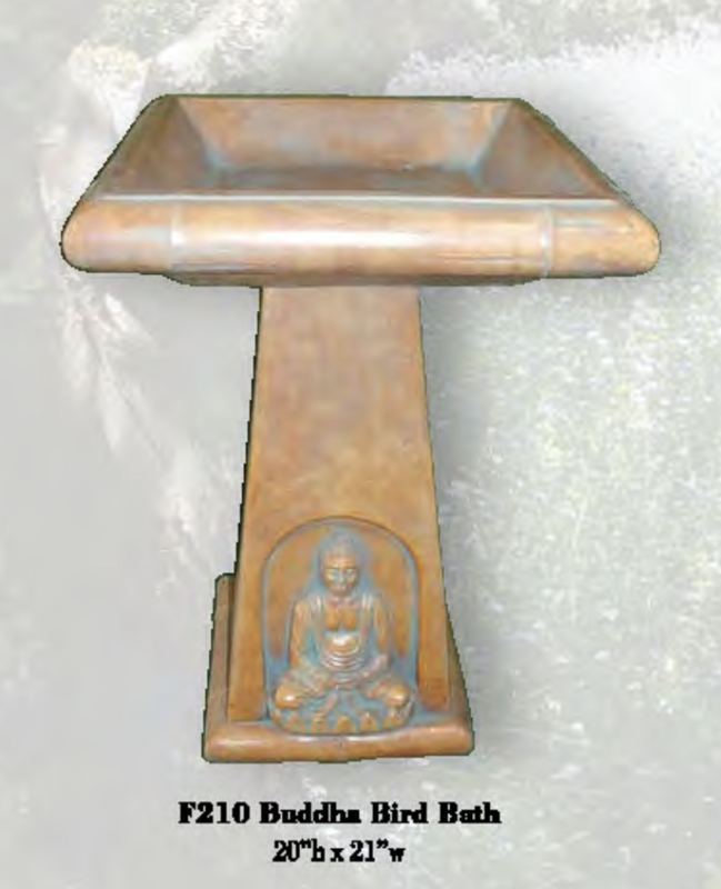 Art Craft Buddha Birdbath - CO (F210)