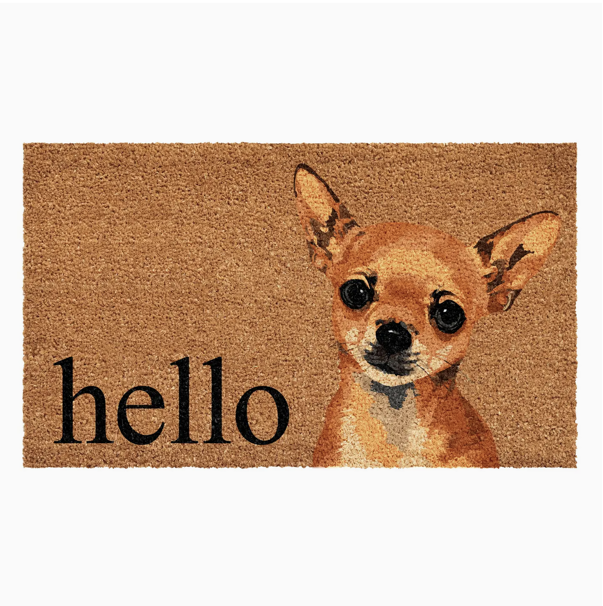 Calloway Mills Brown Chihuahua Dog Doormat 17"x29"