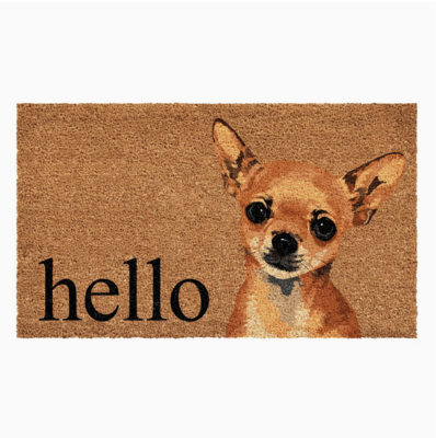 Calloway Mills Brown Chihuahua Dog Doormat 17