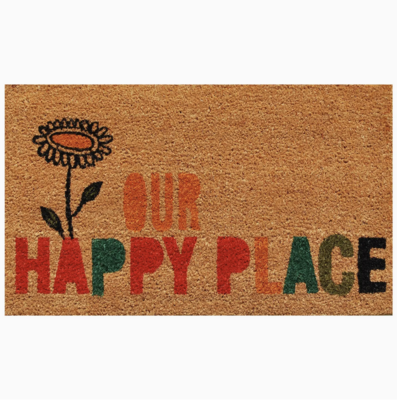 Calloway Mills Our Happy Place Doormat 17"x29"