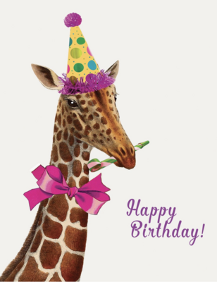 PFD Happy Birthday! (Giraffe) A2 CA2-HBG