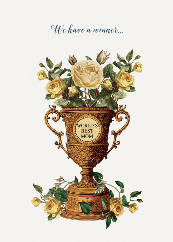 PFD World's Best Mom 5x7 Card C-WBMT