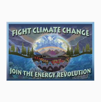 SCW Fight Climate Change Magnet (M037)
