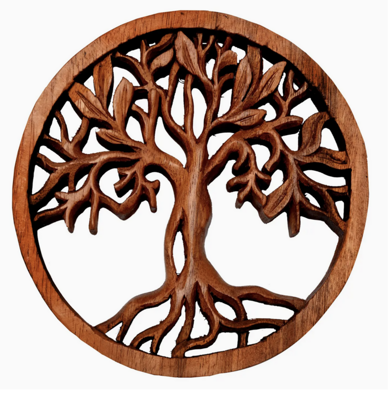 Benjamin Tree Of Life Wooden Plaque 64299