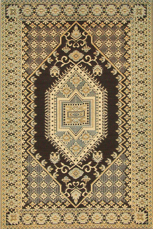 Mad Mats Turkish Black/Brown 6'x9' (21681)