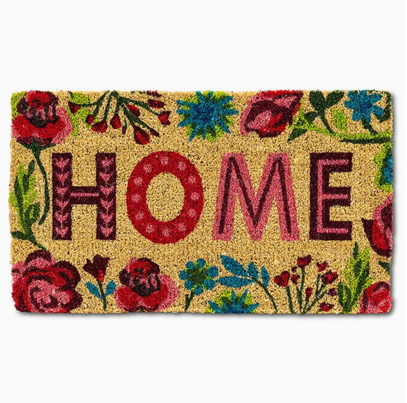 Abbott Floral Border Home Doormat 18