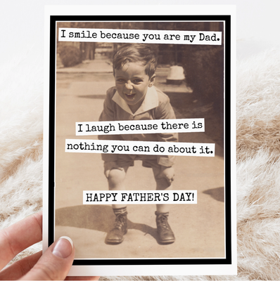 RRS I Smile Because You Are My Dad Card (mr102)