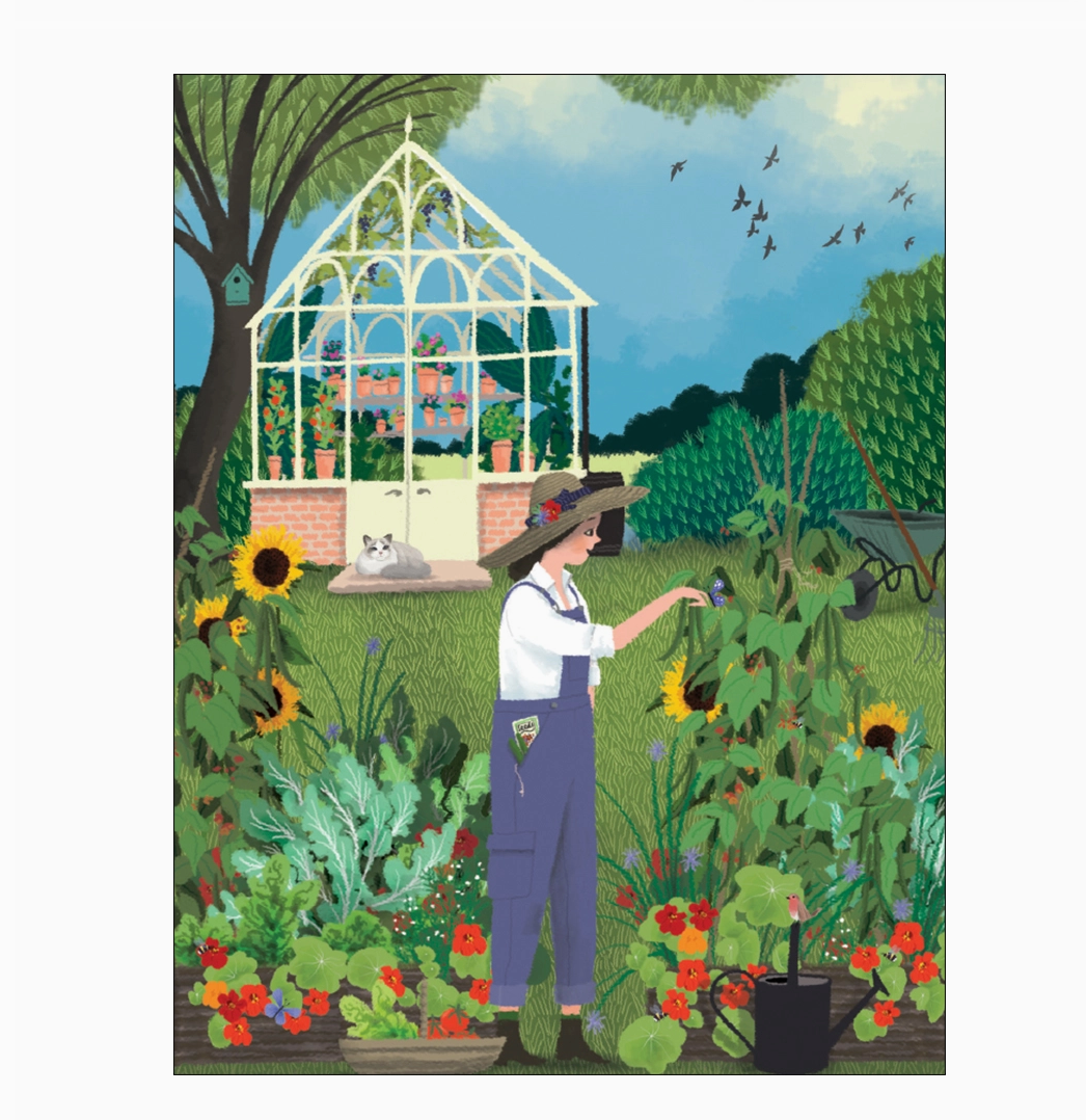 Studio Eleven Greenhouse Garden Birthday Card (No SRP) JN191U-C