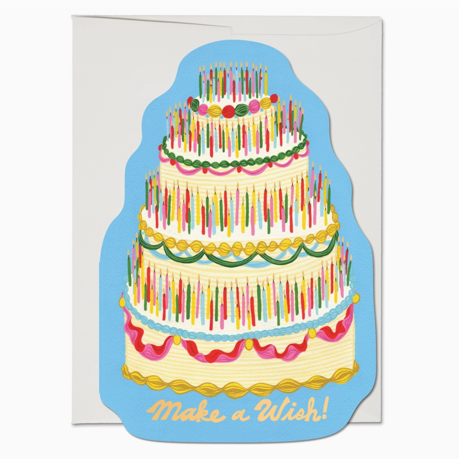 Red Cap Make a Wish Birthday Greeting Card PER2332