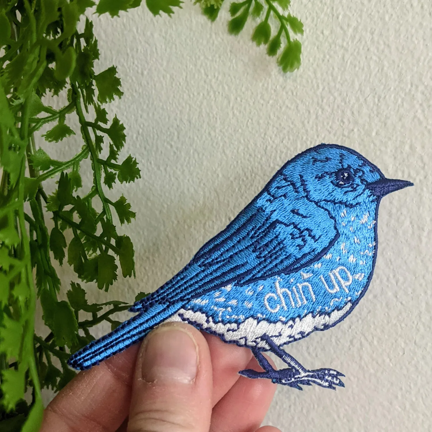 ilikesara Chin Up Bluebird Patch PTCUBB001