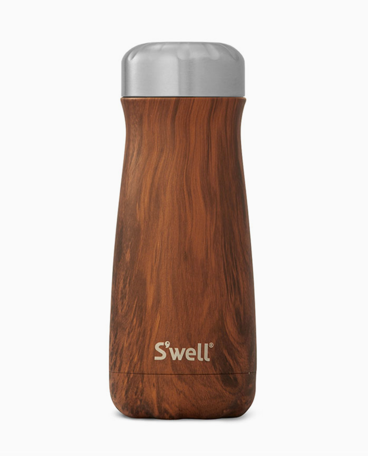 S'well 16oz Teakwood Stainless Steel Traveler