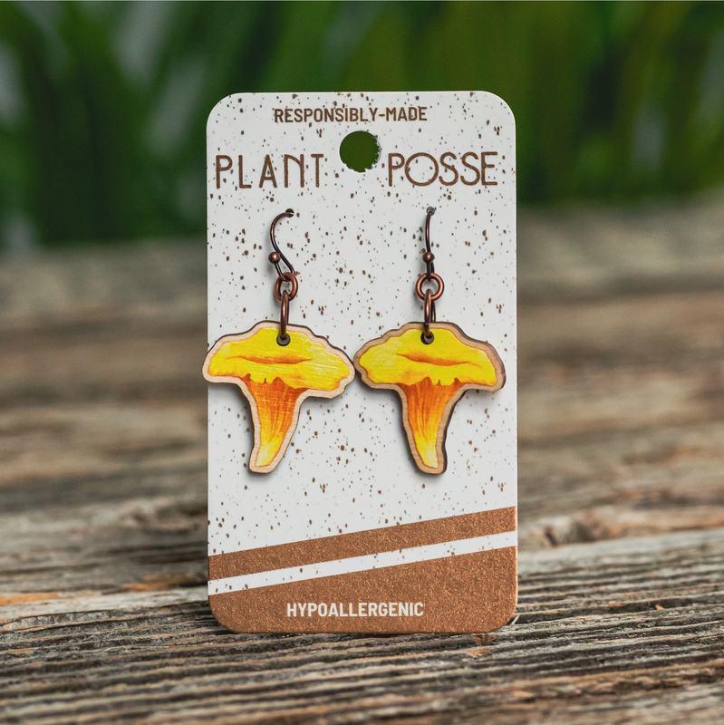 Plant Posse Chanterelles Dangle Earrings 