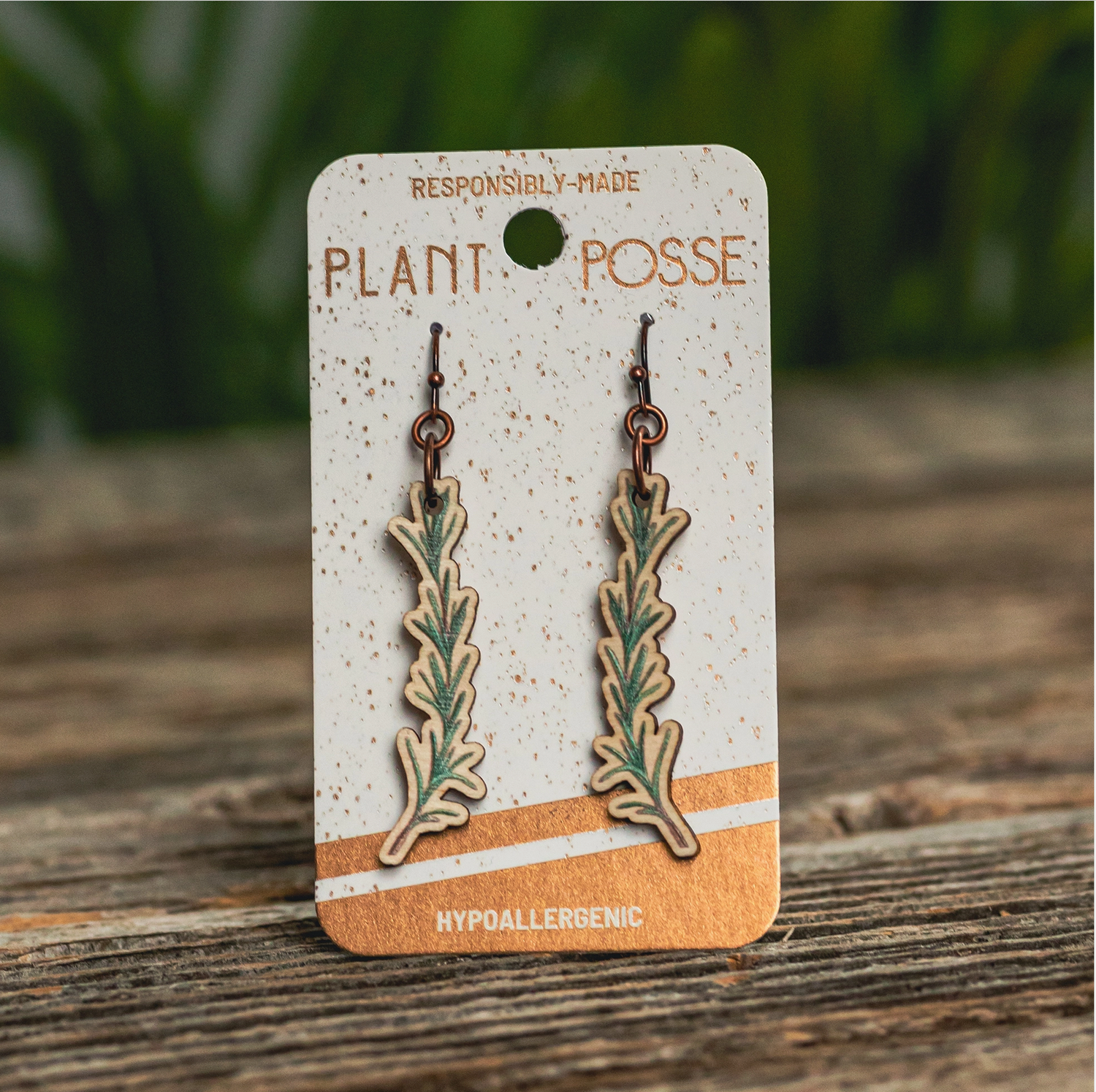 Plant Posse Rosemary Dangle Earrings 