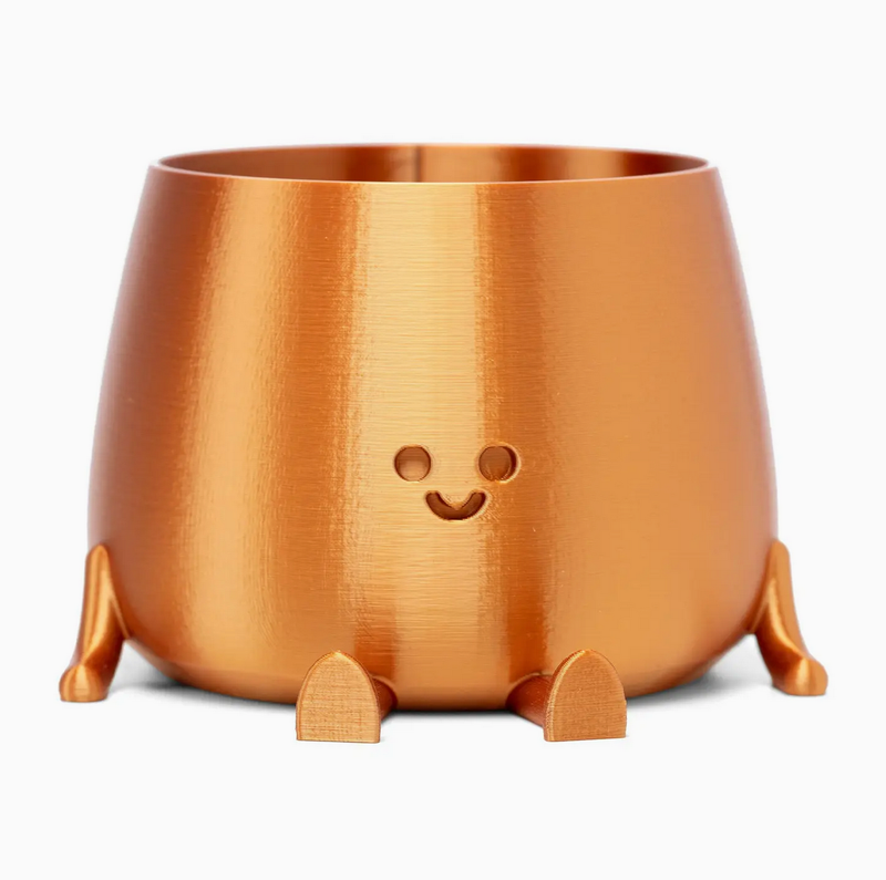 Ingadi Happy Pot Planter - Copper