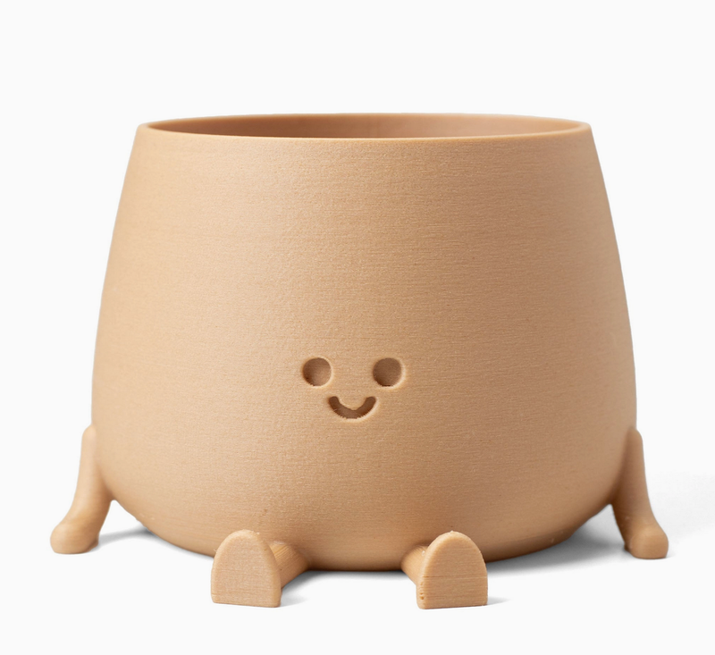 Ingadi Happy Pot Planter - Wood