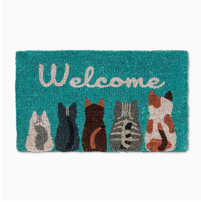 Abbott Cat Welcome Doormat 18"x30"