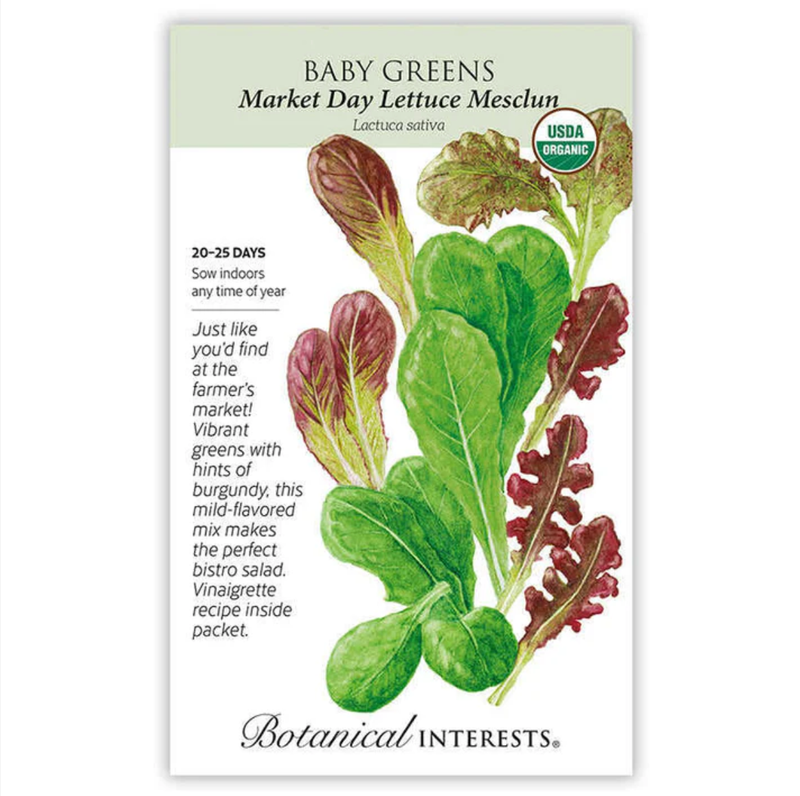 BI Baby Greens Lettuce Market Day Mesclun Org 7624