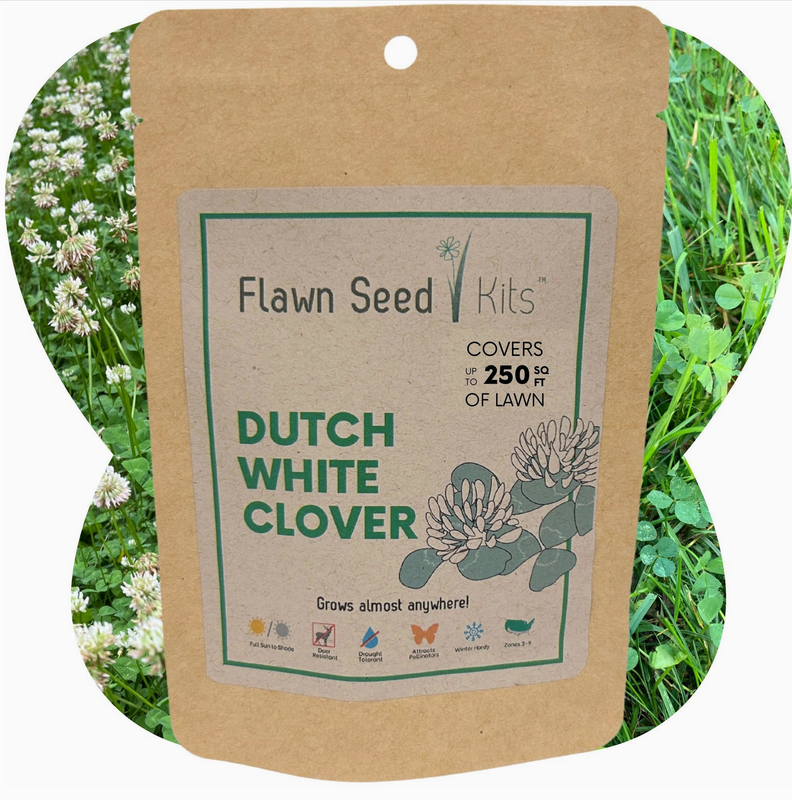 Flawn Dutch White Clover Seed - Pouch DWC250