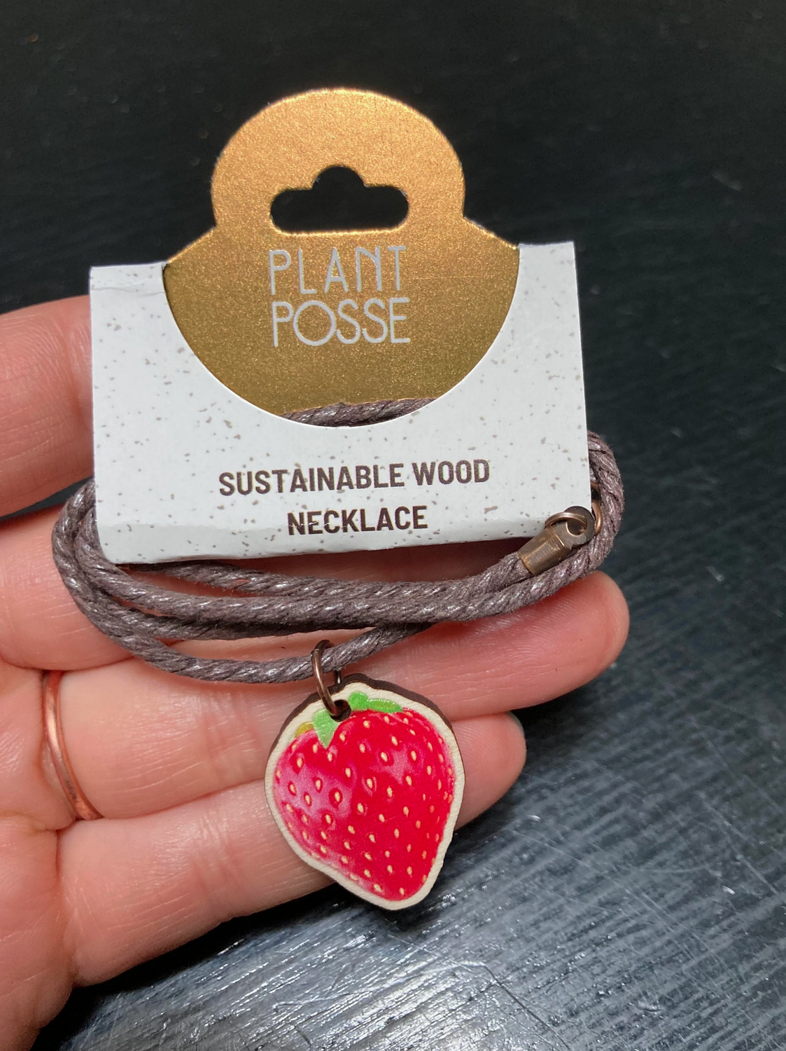 Plant Posse Strawberry Necklace 