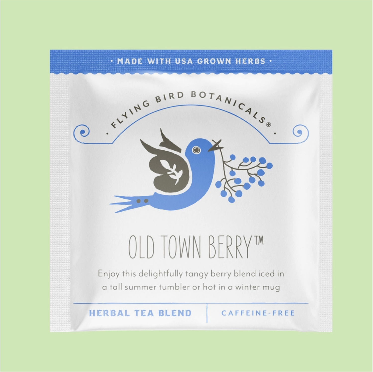 Flying Bird Botanicals Old Town Berry Tea Sachet 0608