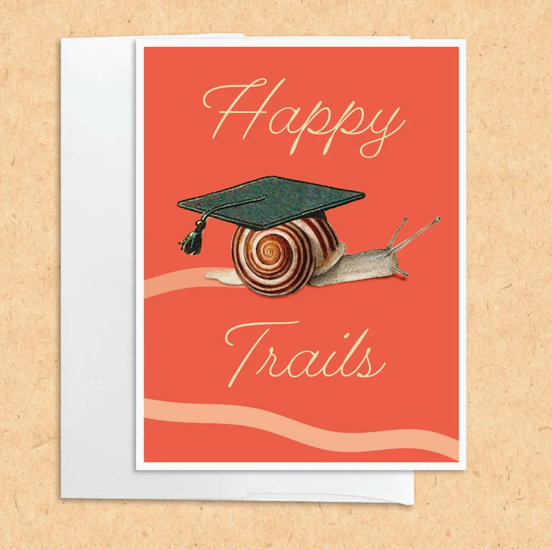 Colossal Sanders Happy Trails Graduation A6 Greeting Card