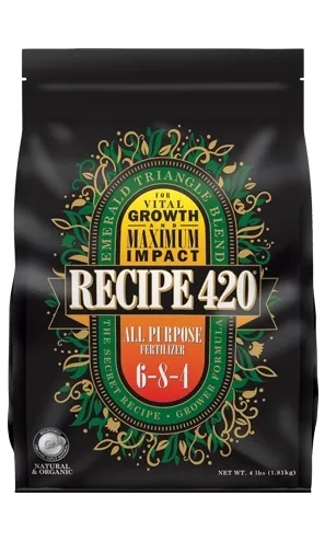 EB Stone Recipe 420 All Purpose Fertilizer 4 lb Bag 6-8-1 (4204)