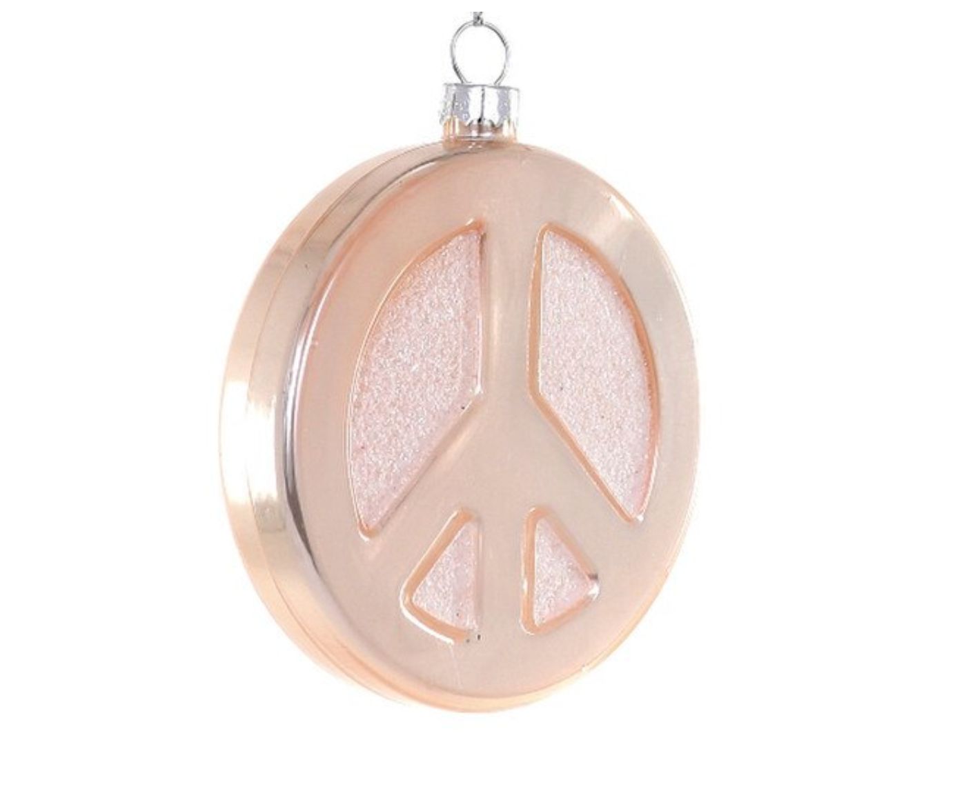 CF Peace Sign Ornament (9971-PW)
