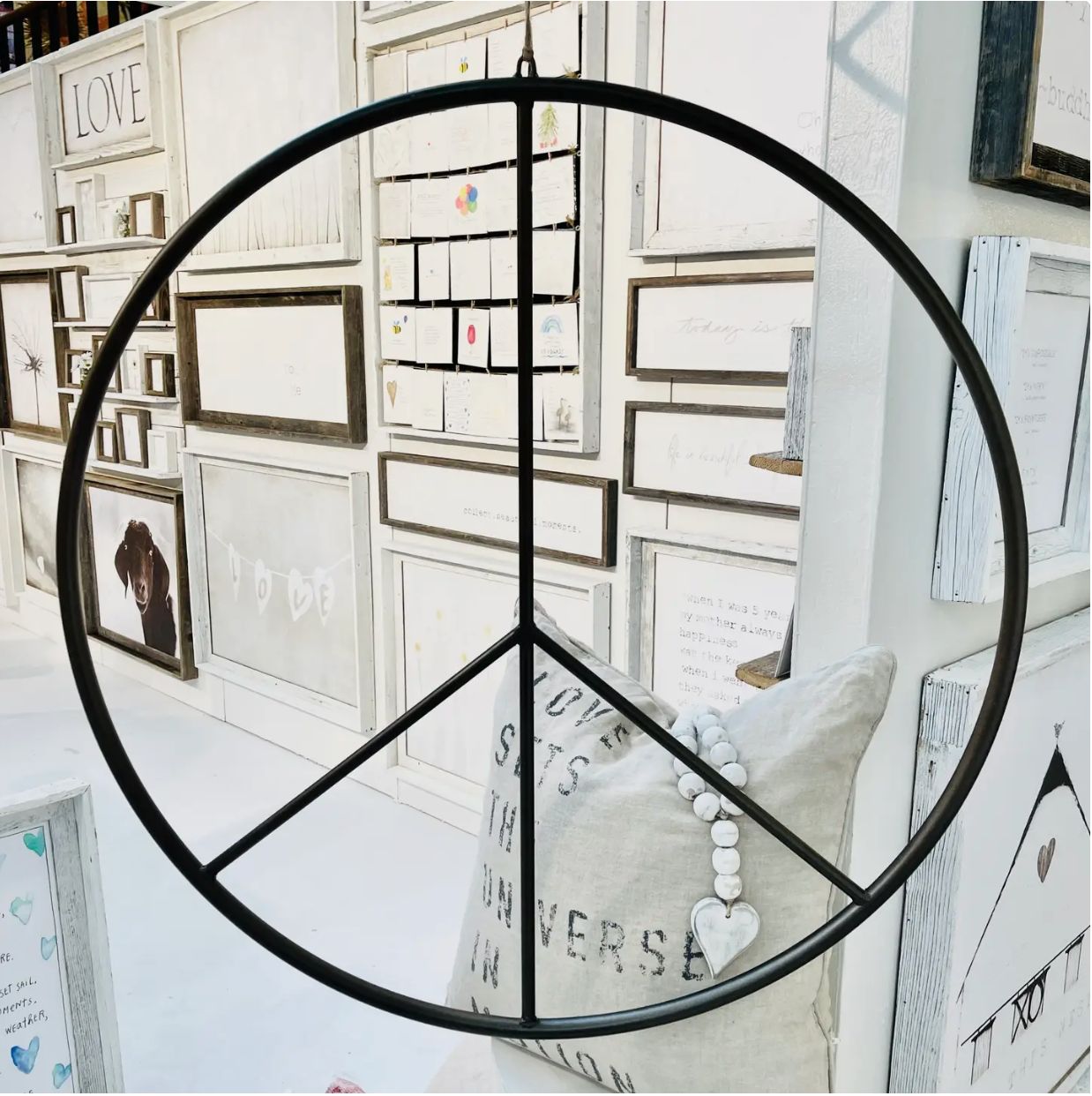 Sweet Gumball Inc Metal Peace Sign - Large