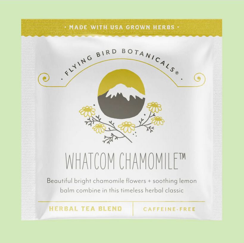 Flying Bird Botanicals Whatcom Chamomile Tea Sachet 0609