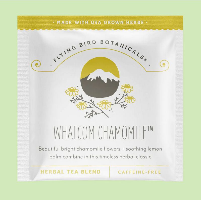 Flying Bird Botanicals Whatcom Chamomile Tea Sachet 0609
