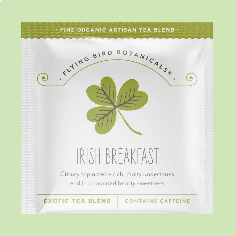 Flying Bird Botanicals Irish Breakfast Tea Sachet 0612