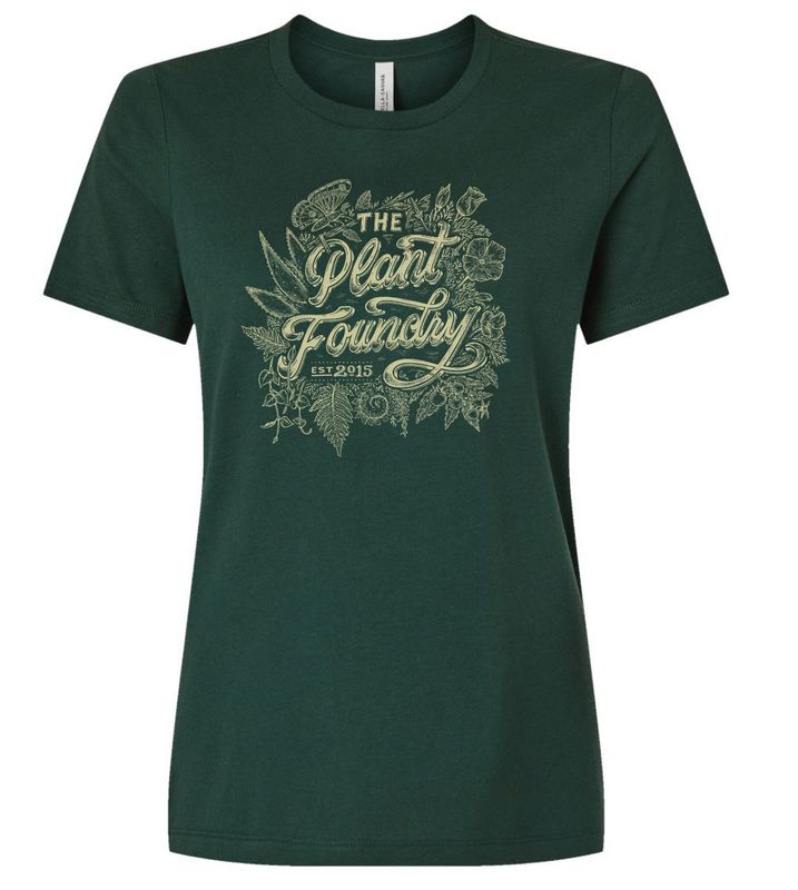 ZT PF Woman's Jersey Tee - Forrest w/ Cream Ink