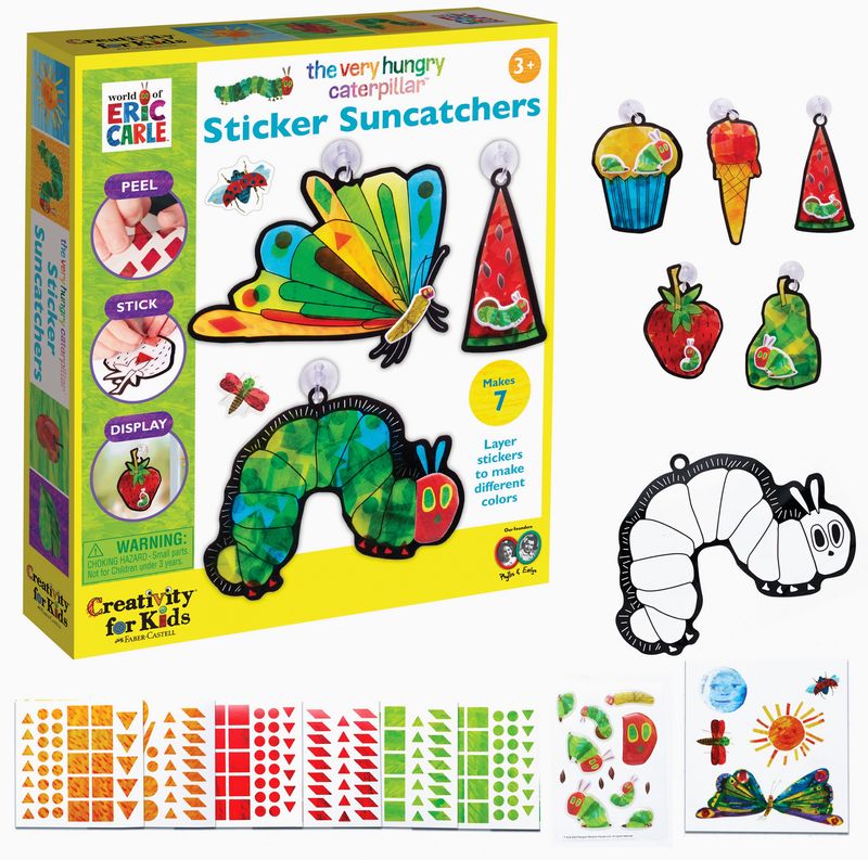 Faber Castell The Very Hungry Caterpillar Sticker Suncatchers 6377000