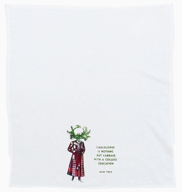 Valentine Viannay Mark Twain Tea Towel