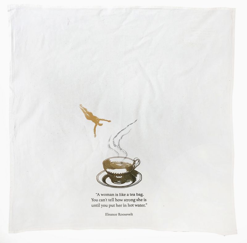 Valentine Viannay Roosevelt Tea Towel 