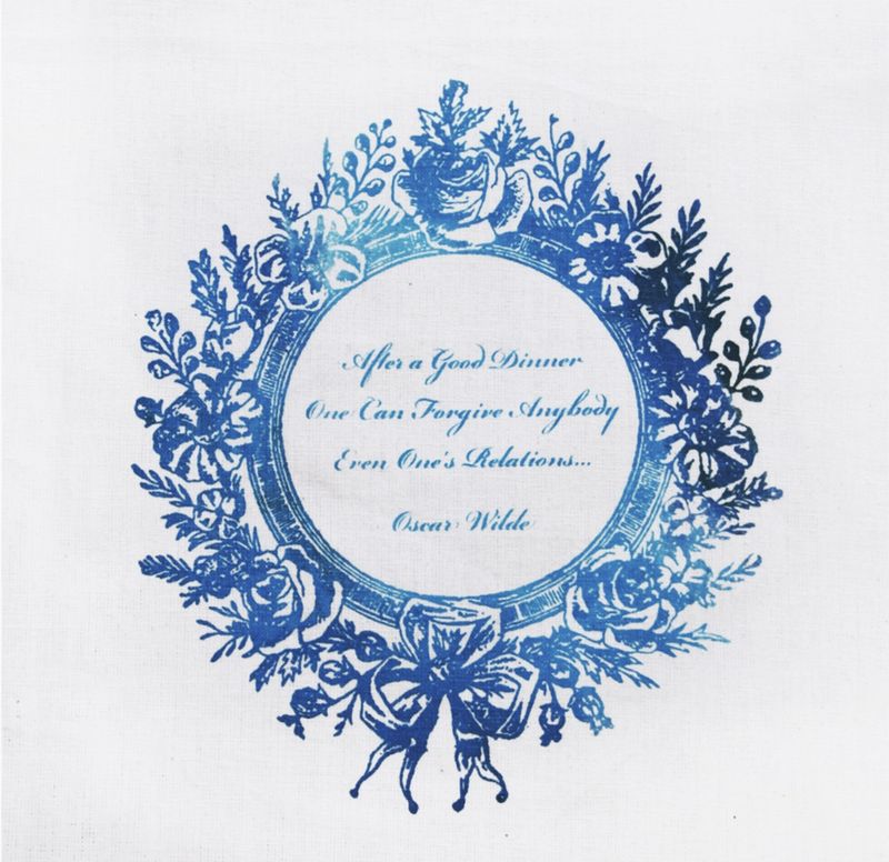 Valentine Viannay Oscar Wild Tea Towel