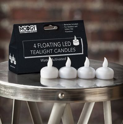 Modgy Warm Light Water-Activated LED Candles LUM3400