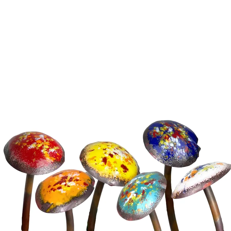 Clever Goods Small Enamel Mushrooms