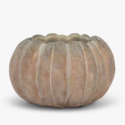 Abbott Pumpkin Planter Large Low 6.5"W (2408)