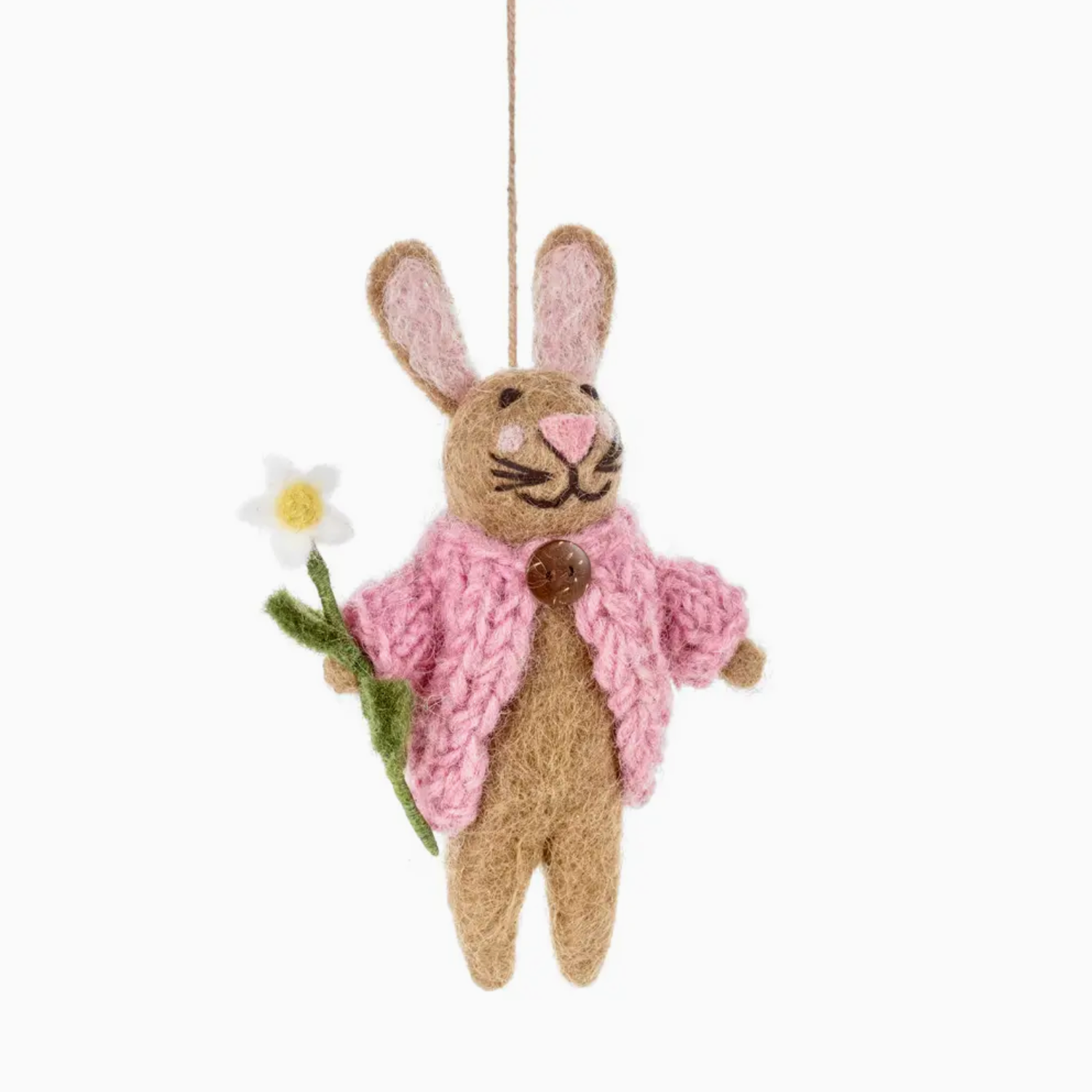 FSG Handmade Felt Blossom the Bunny Easter Decoration FYBLOTB