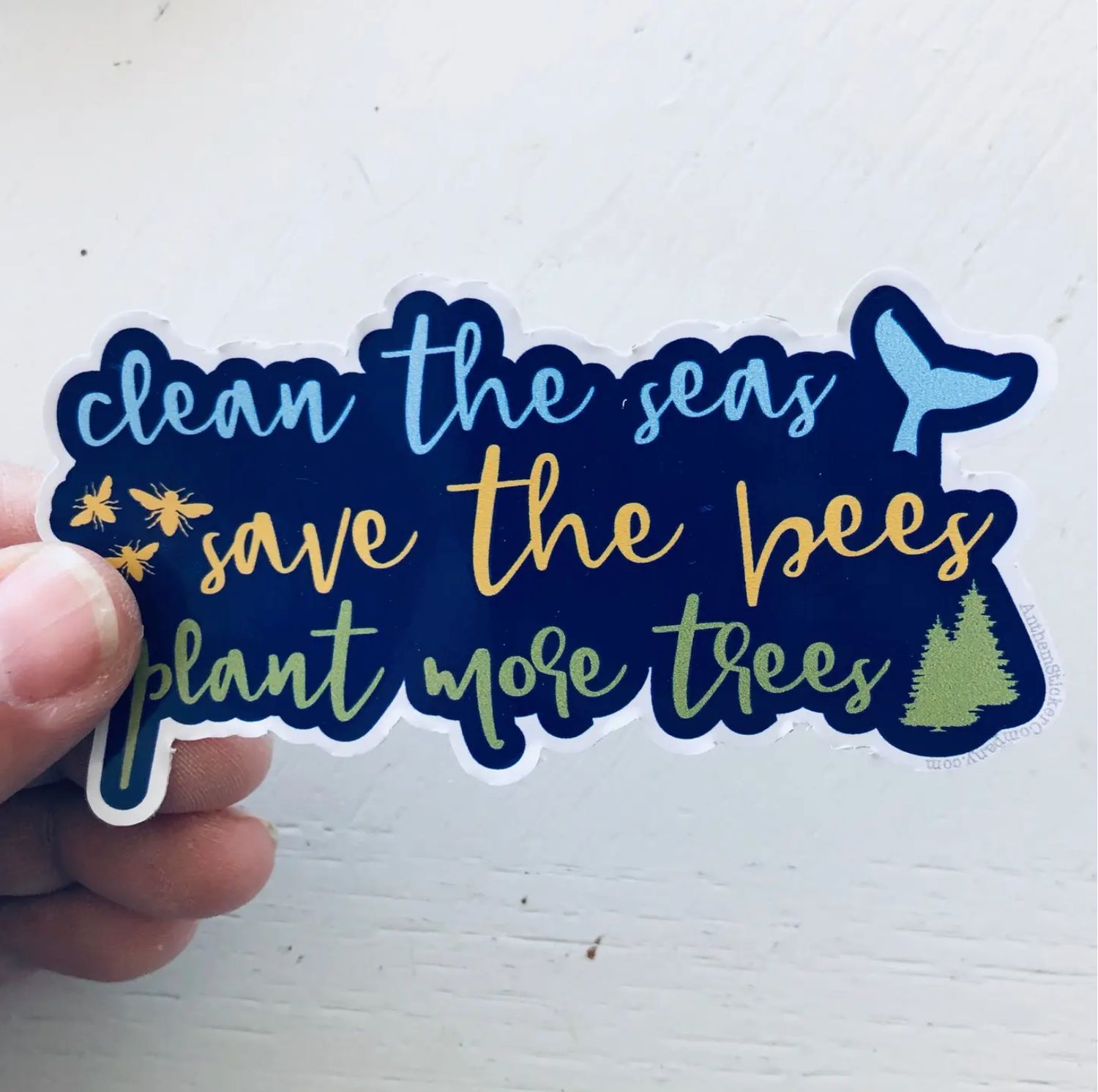 Anthem Sticker Company Clean the Seas Sticker