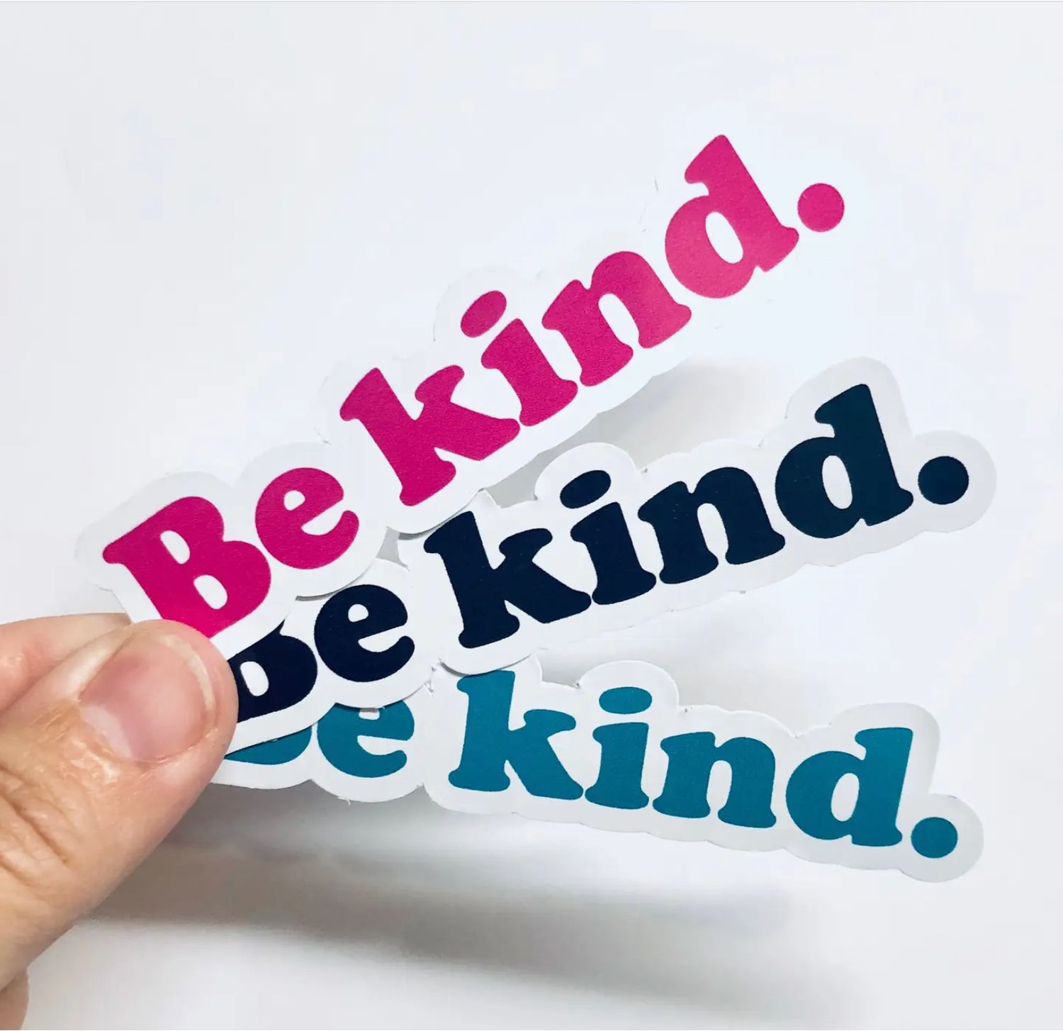 Anthem Sticker Company Be Kind Diecut Hot Pink Sticker