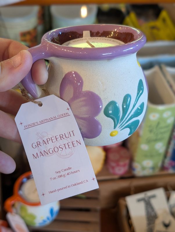 Fonzie's Artisanal Goods Grapefruit Mangosteen Jarrito 7oz Candle