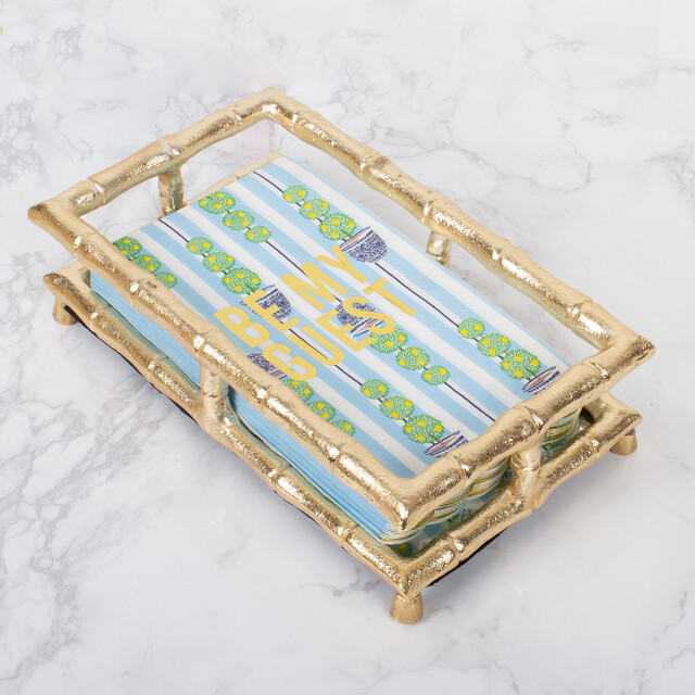 Bamboo Towel Tray