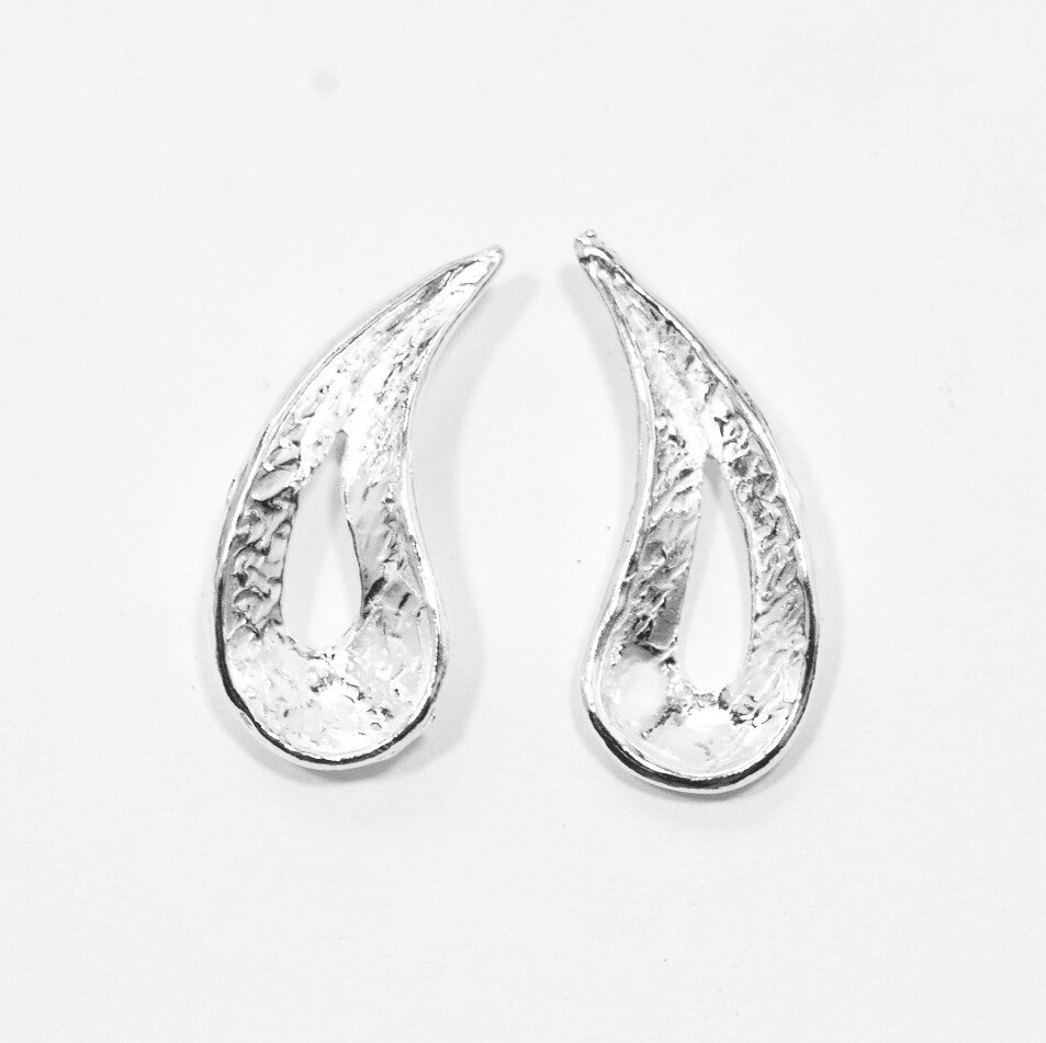 Orecchini a lobo in argento 925_L18O3