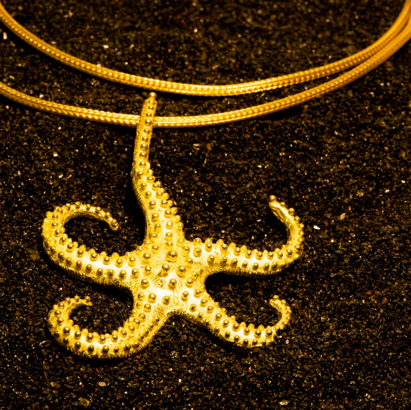 Ciondolo in argento 925 dorato _SP3