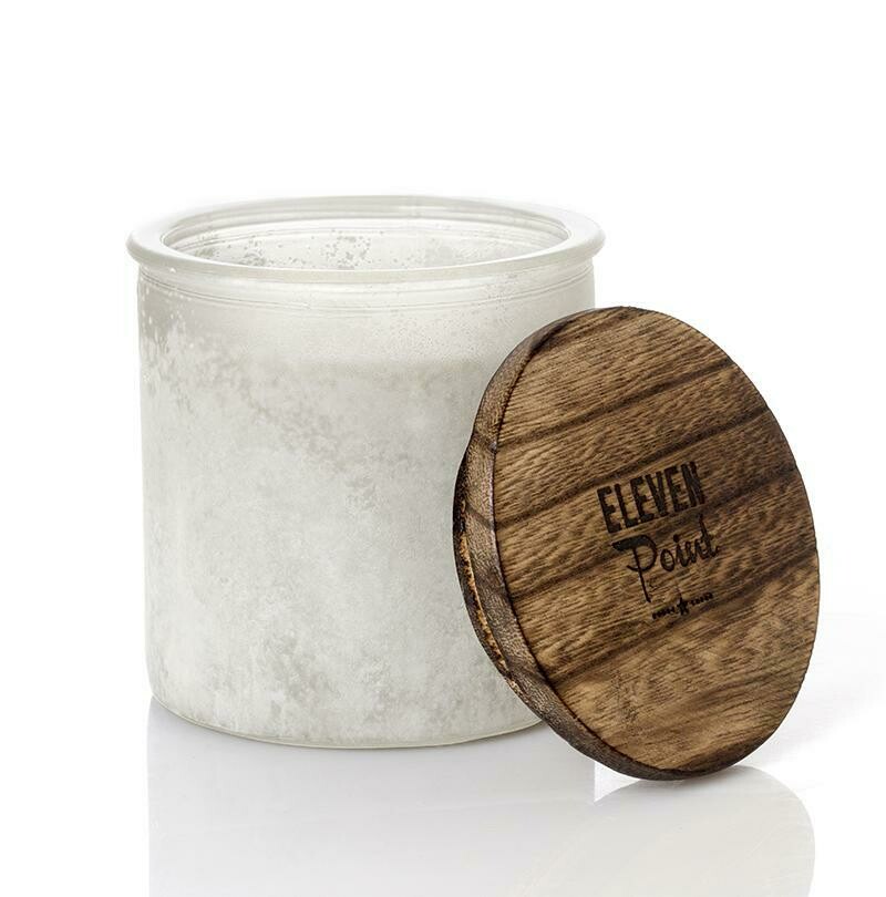 Eleven Point Candle-River Rock White-Wildflower
