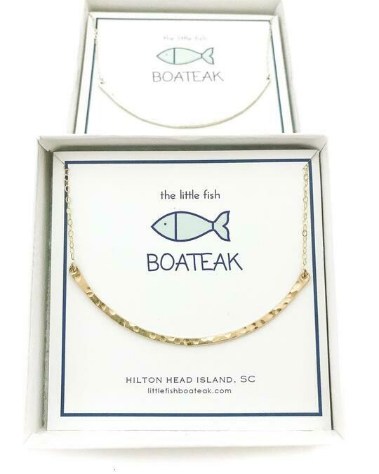 Little Fish Boateak ClassSea Curve Necklace