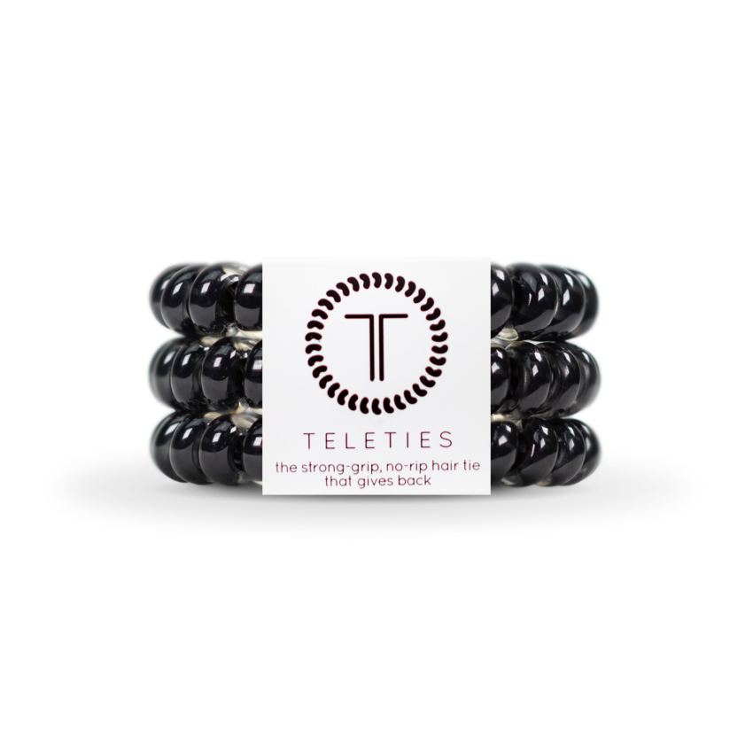 TELETIES Jet Black Large